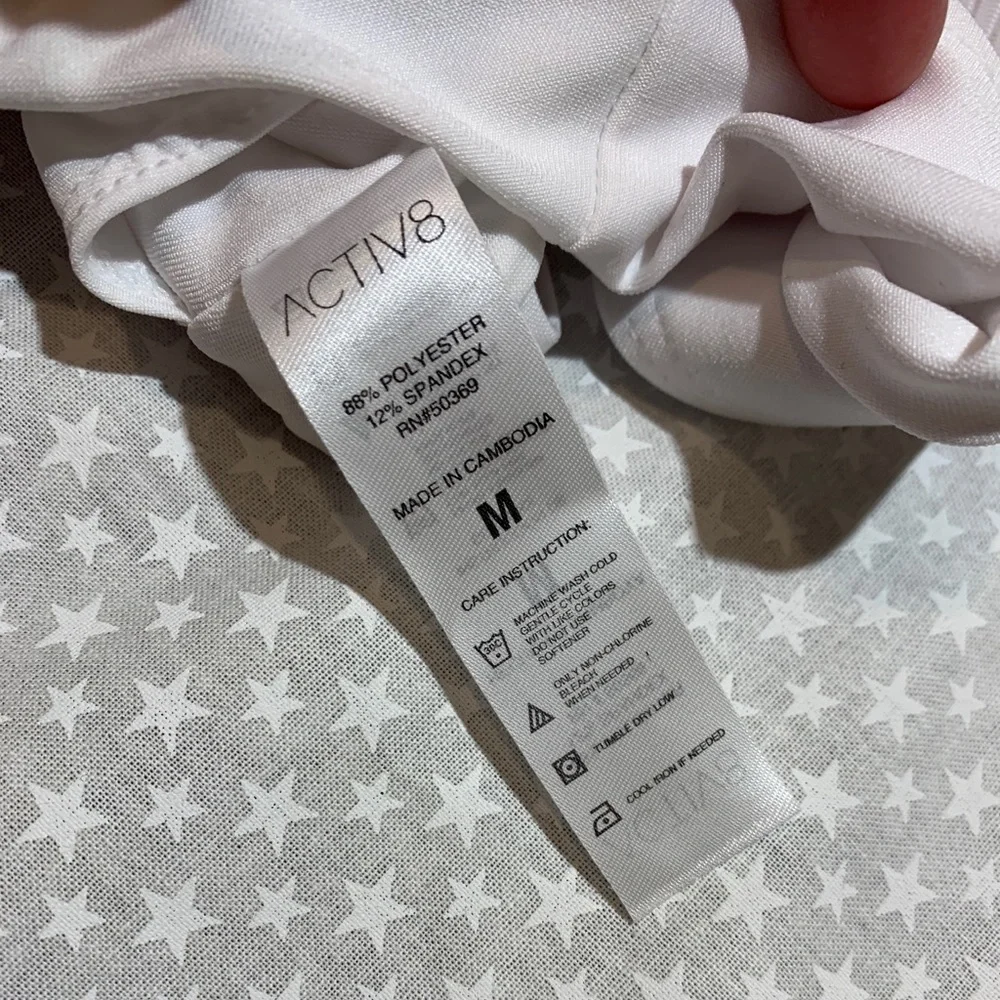 New! Activ8 white Sports bra - Picture 5 of 5